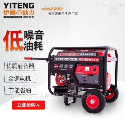 8KW汽油發(fā)電機(jī)YT8000DCE永磁全銅電機(jī)